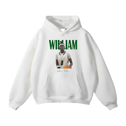 William Fortune Oversize Fleeced Hoodie