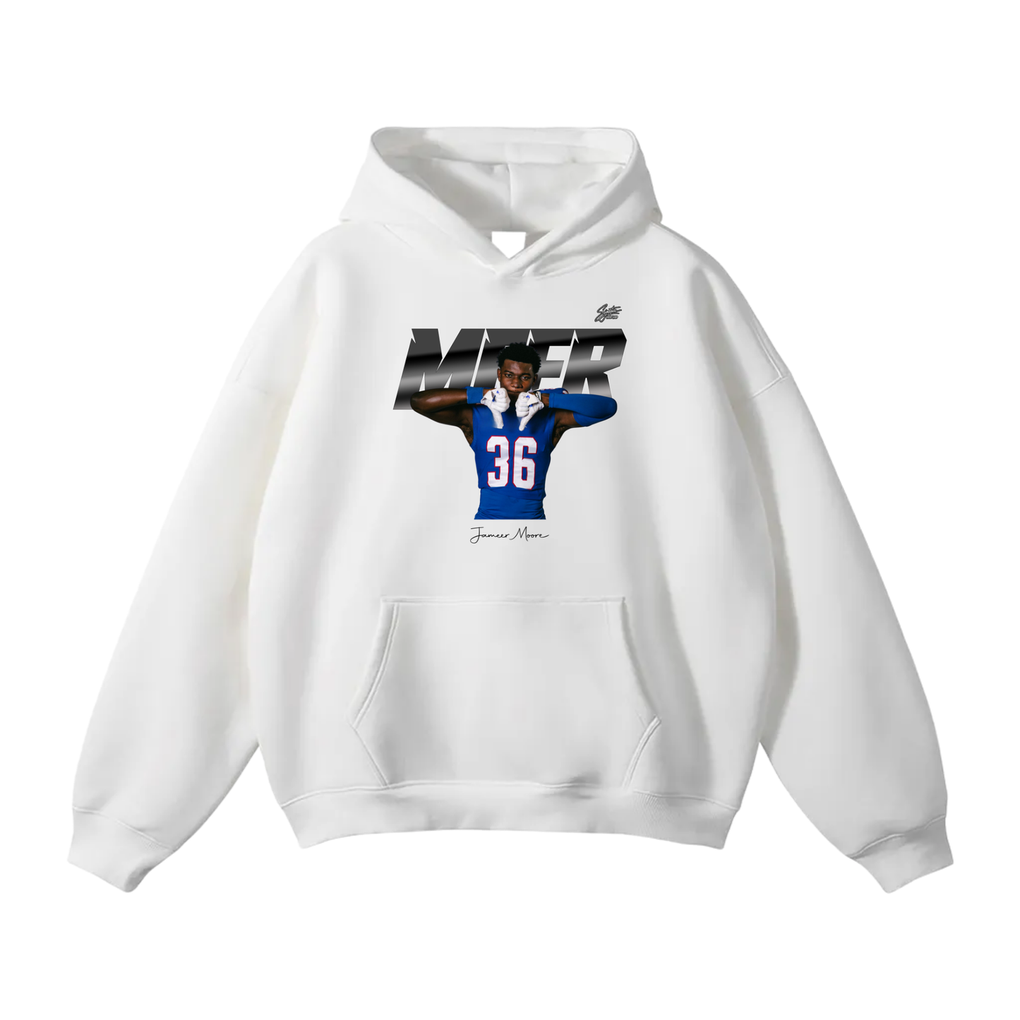 Jameer Moore Oversize Fleeced Hoodie