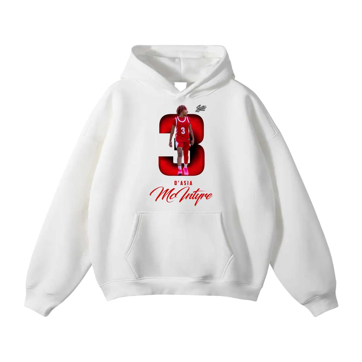 D’Asia McIntyre Oversize Fleeced Hoodie