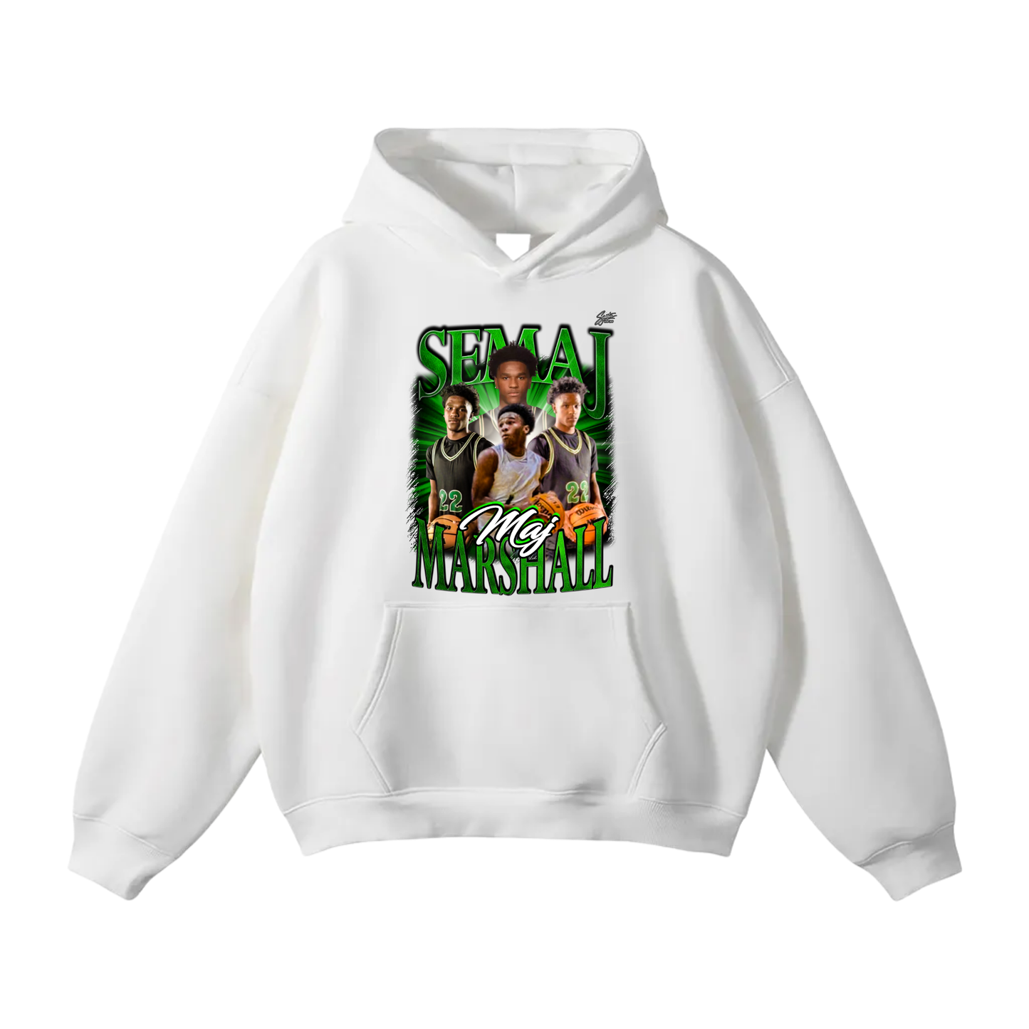 Semaj Marshall Oversize Fleeced Hoodie