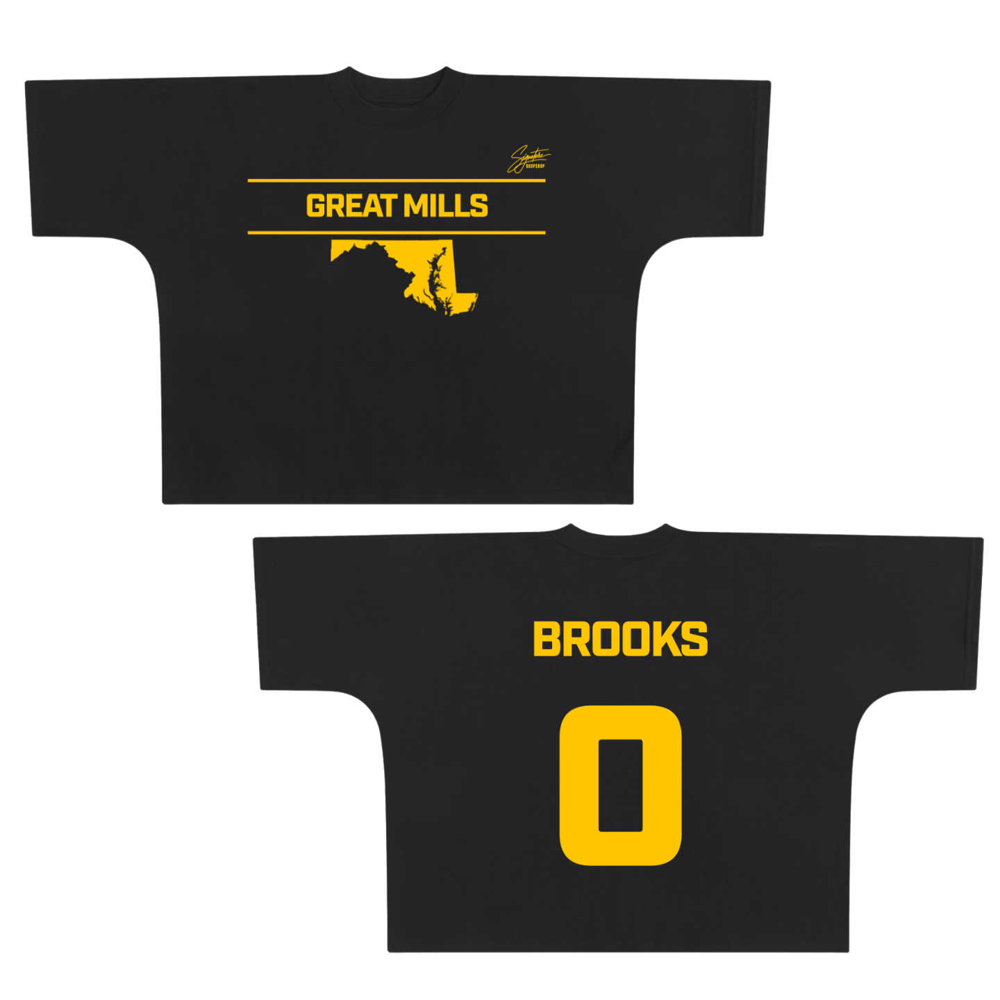 Cam Brooks Premium Drop Shoulder/Boxy Tee