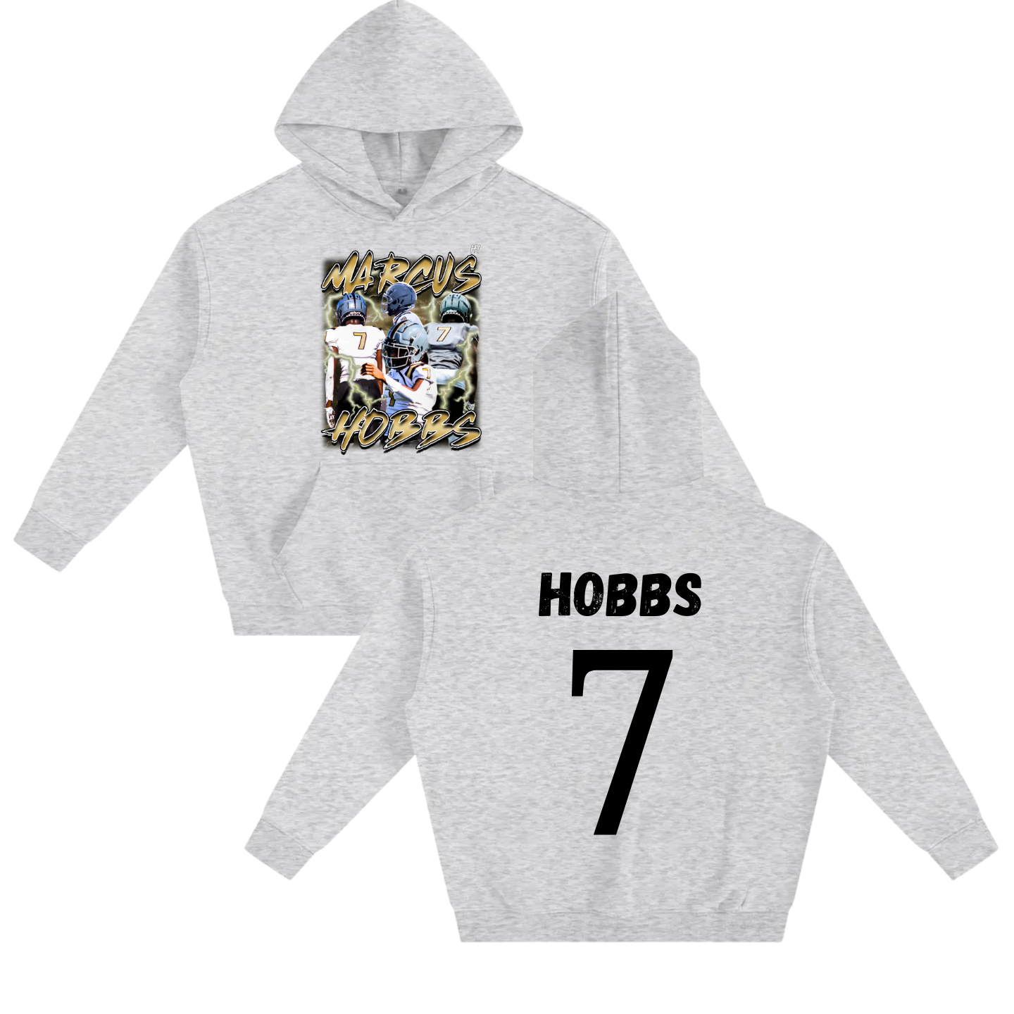 Marcus Hobbs Oversize Fleeced Hoodie