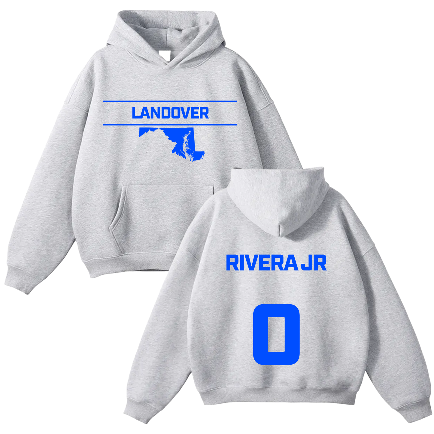Willie Rivera Jr Oversize Fleeced Hoodie