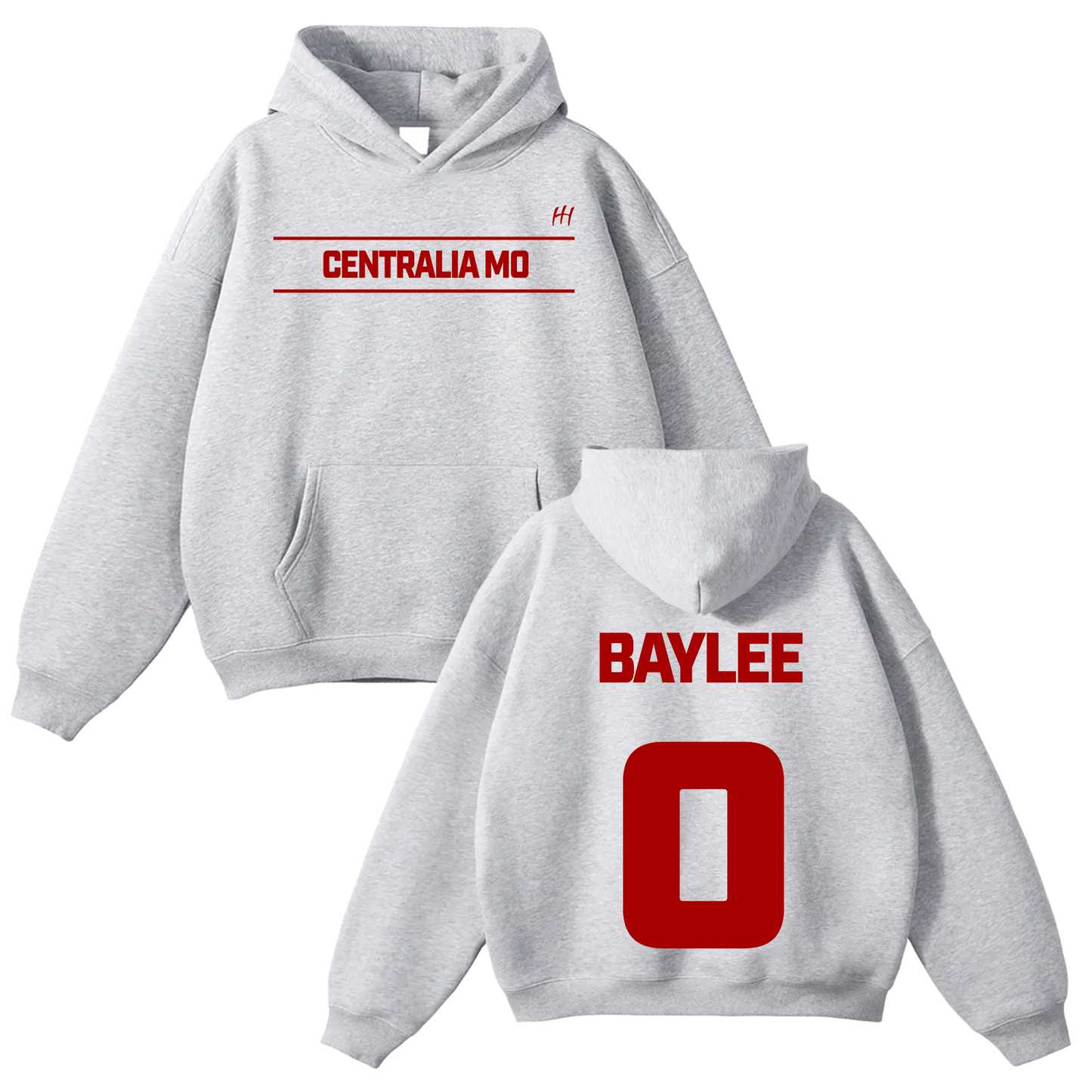 Baylee Beard Oversize Fleeced Hoodie