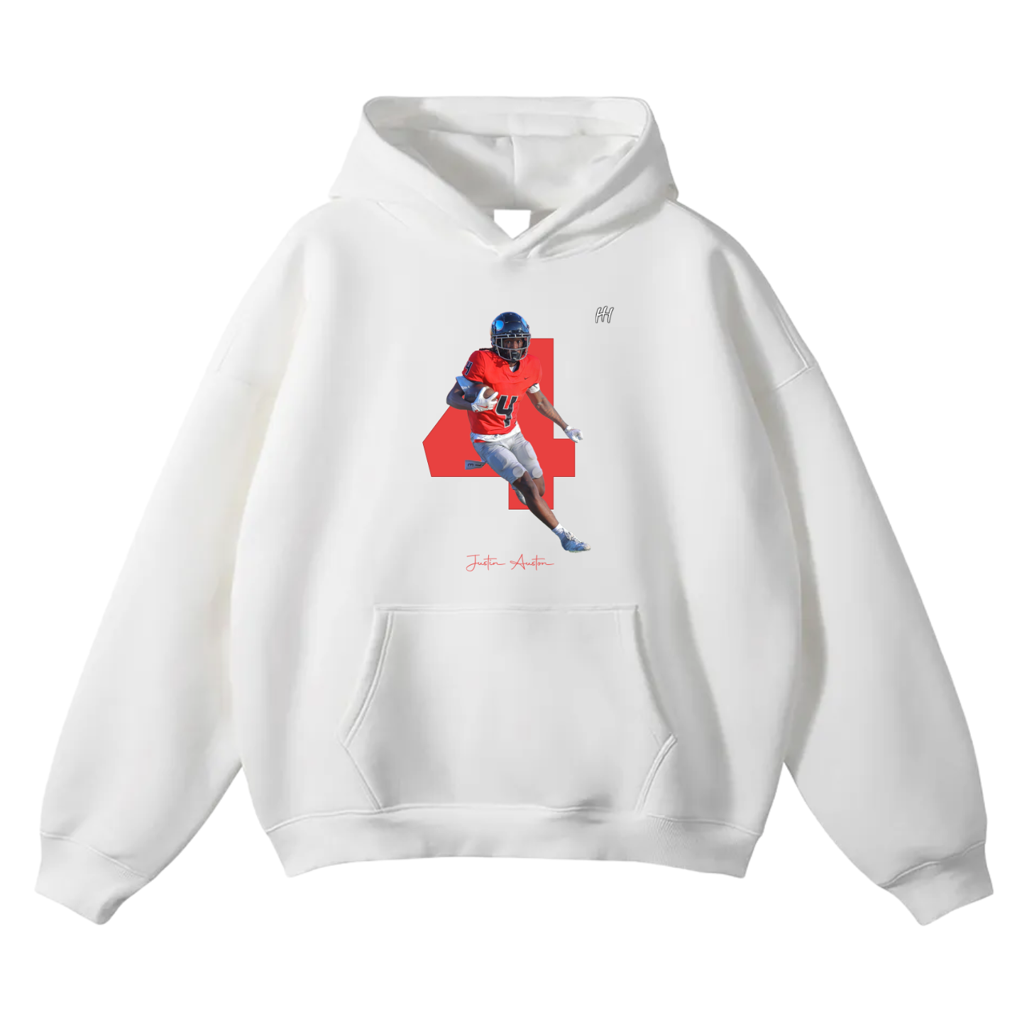 Justin Auston Oversize Fleeced Hoodie