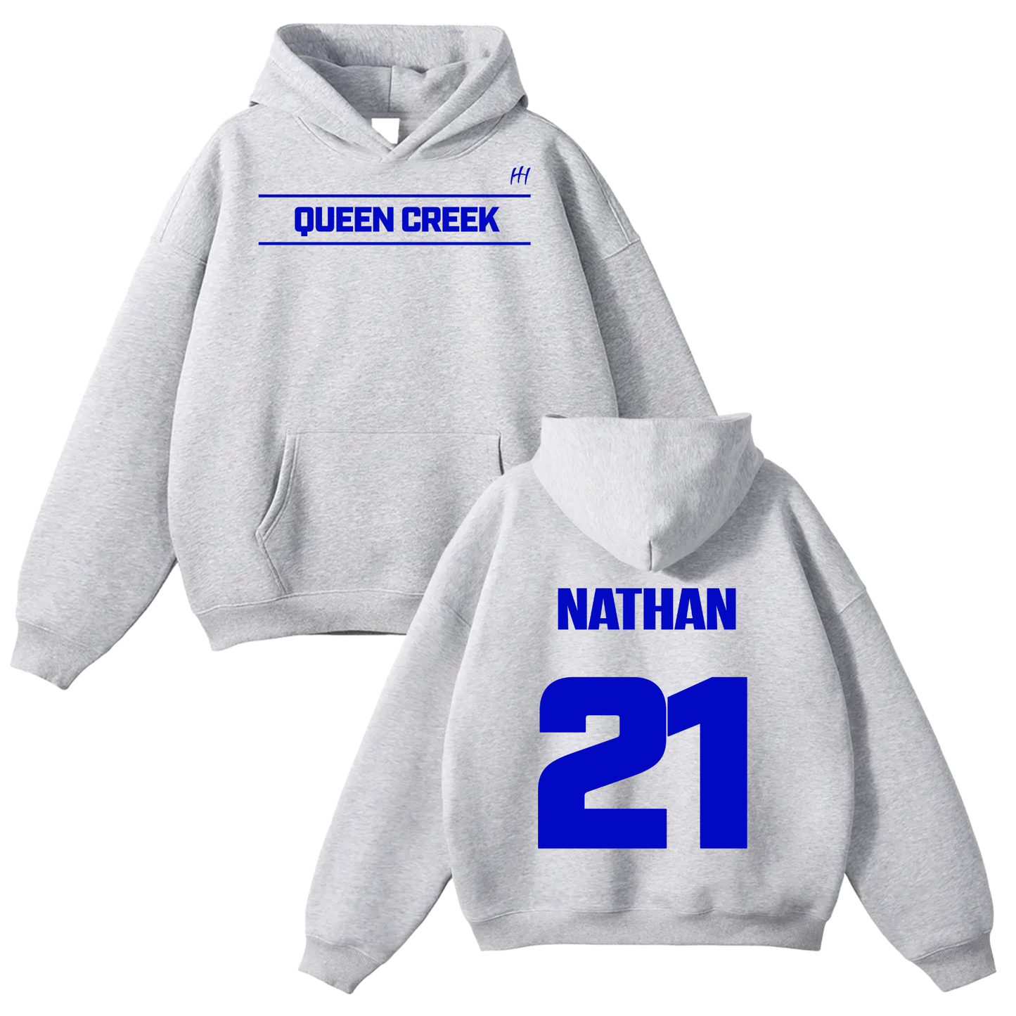 Nathan Gray Oversize Fleeced Hoodie
