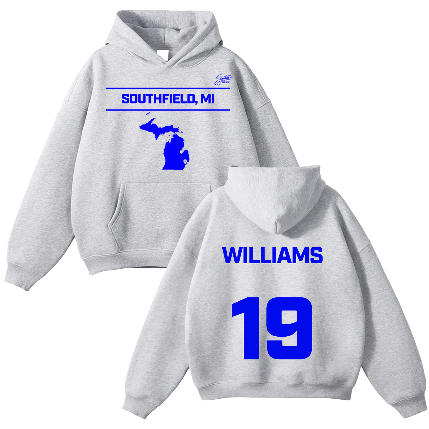 Demetrius Williams Oversize Fleeced Hoodie