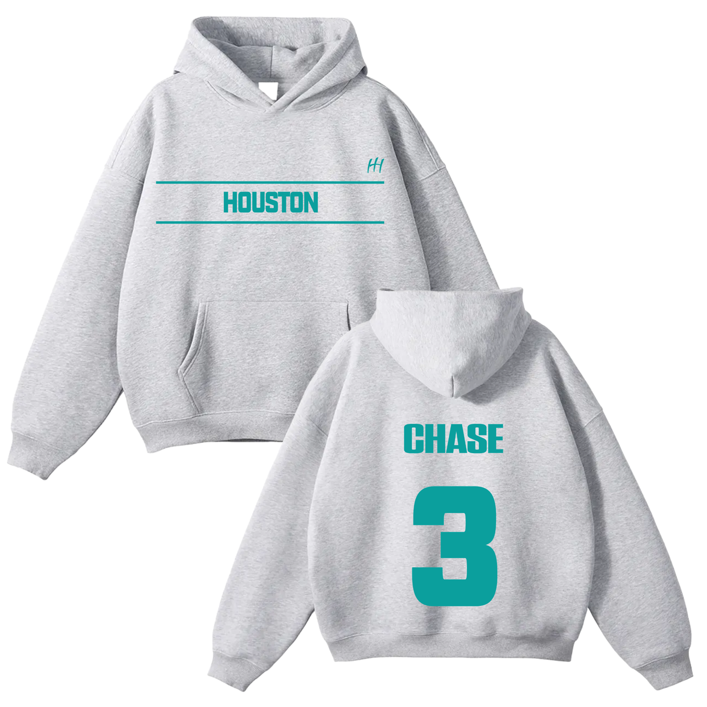 Chase Green Oversize Fleeced Hoodie