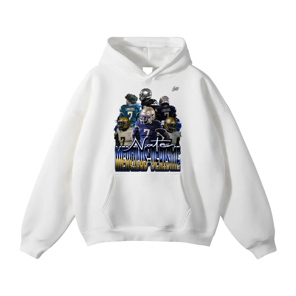 Nate Mercilus Derisme Oversize Fleeced Hoodie