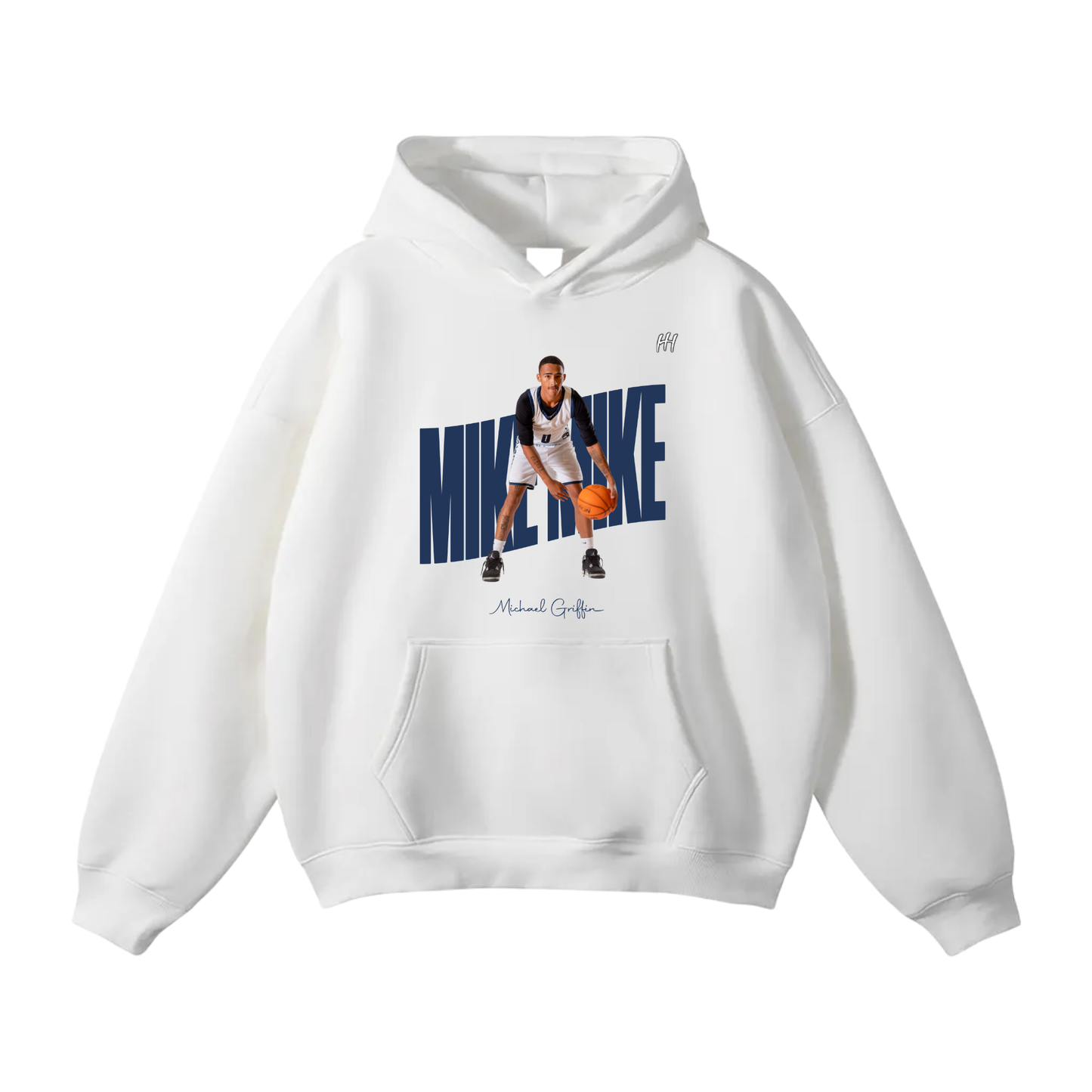Michael Griffin Oversize Fleeced Hoodie