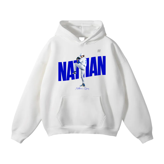 Nathan Gray Oversize Fleeced Hoodie