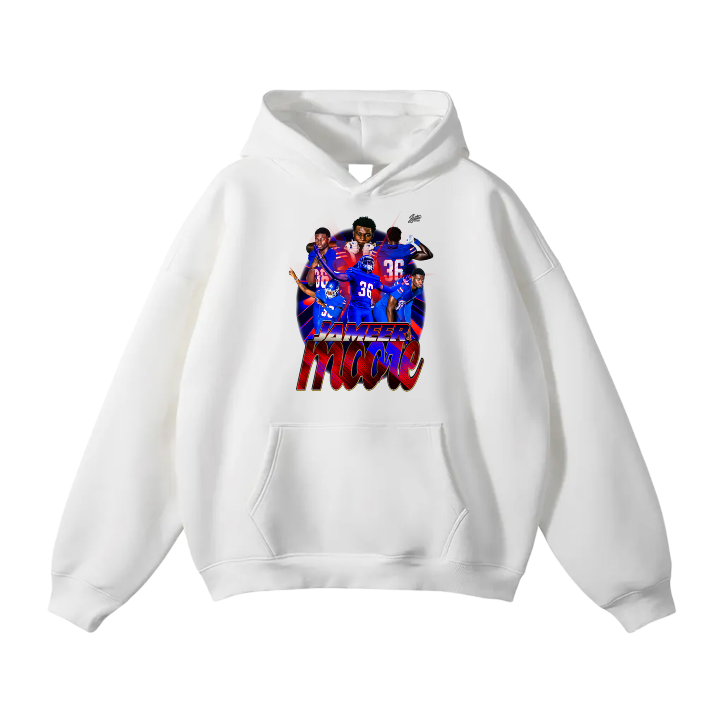 Jameer Moore Oversize Fleeced Hoodie