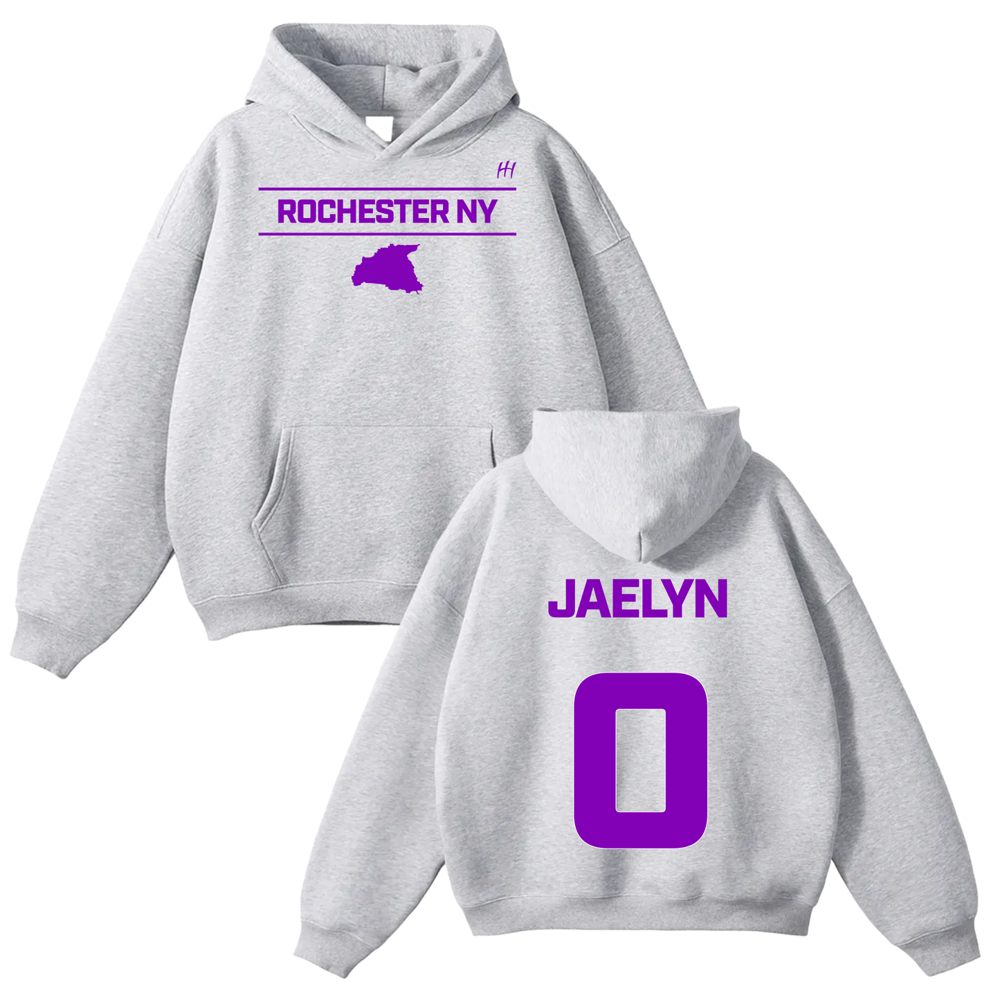 Jaelyn Giles Oversize Fleeced Hoodie