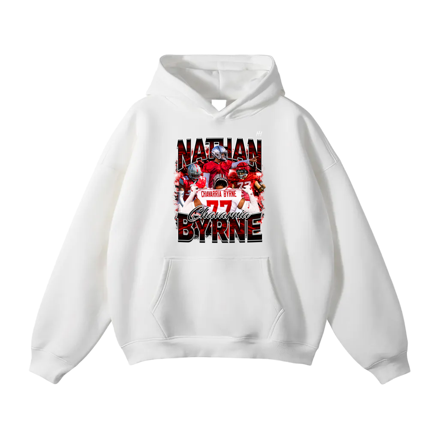Nathan Chavarria Byrne Oversize Fleeced Hoodie