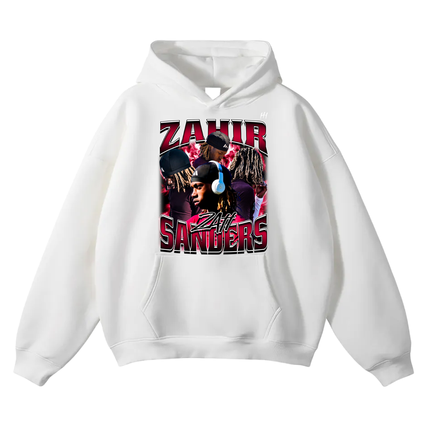 Zahir Sanders Oversize Fleeced Hoodie