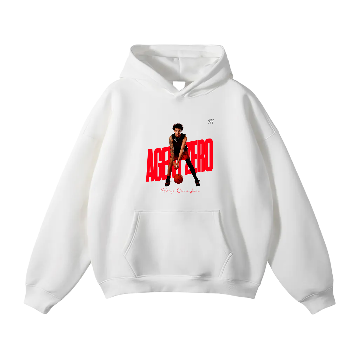 Malakye Cunningham Oversize Fleeced Hoodie