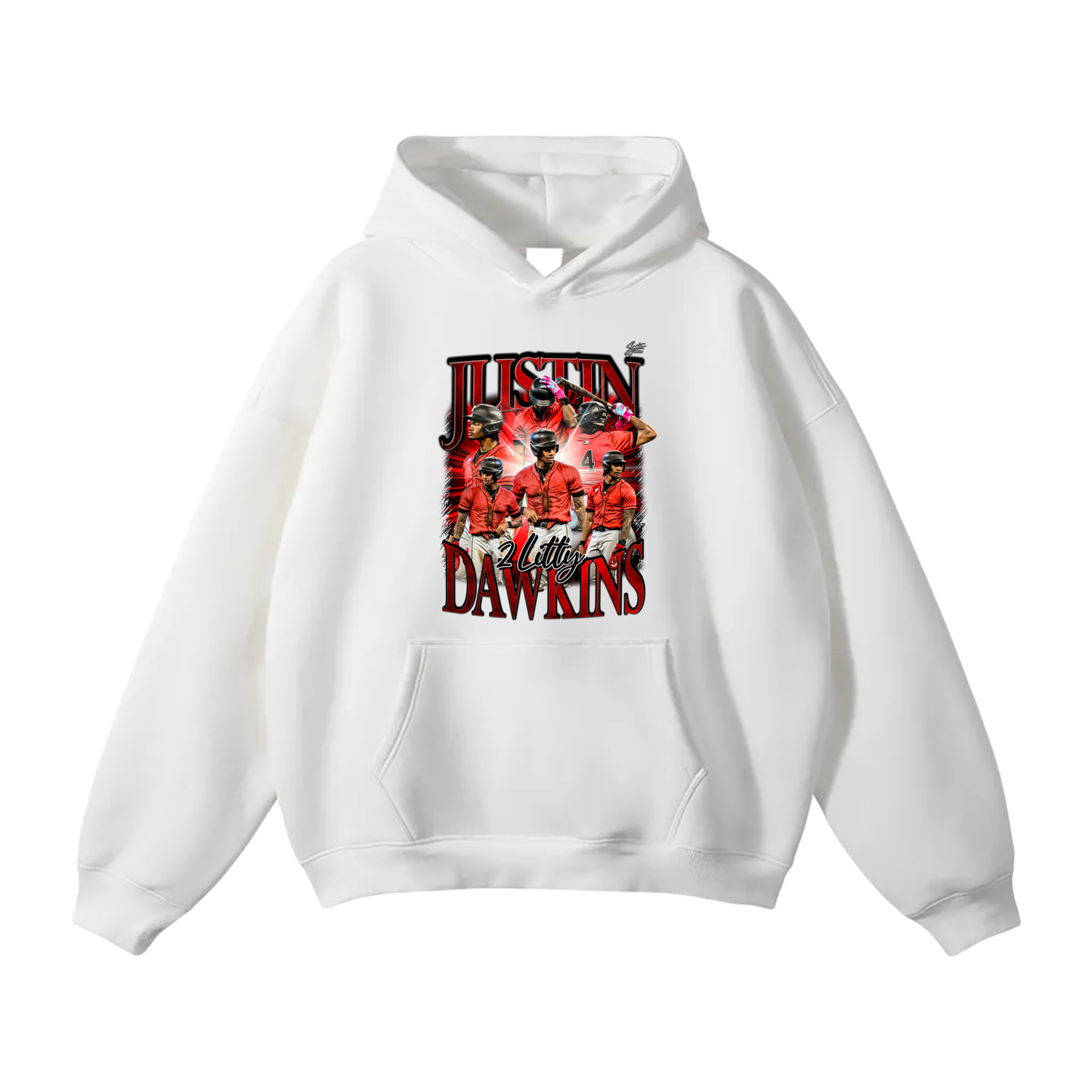 Justin Dawkins Oversize Fleeced Hoodie