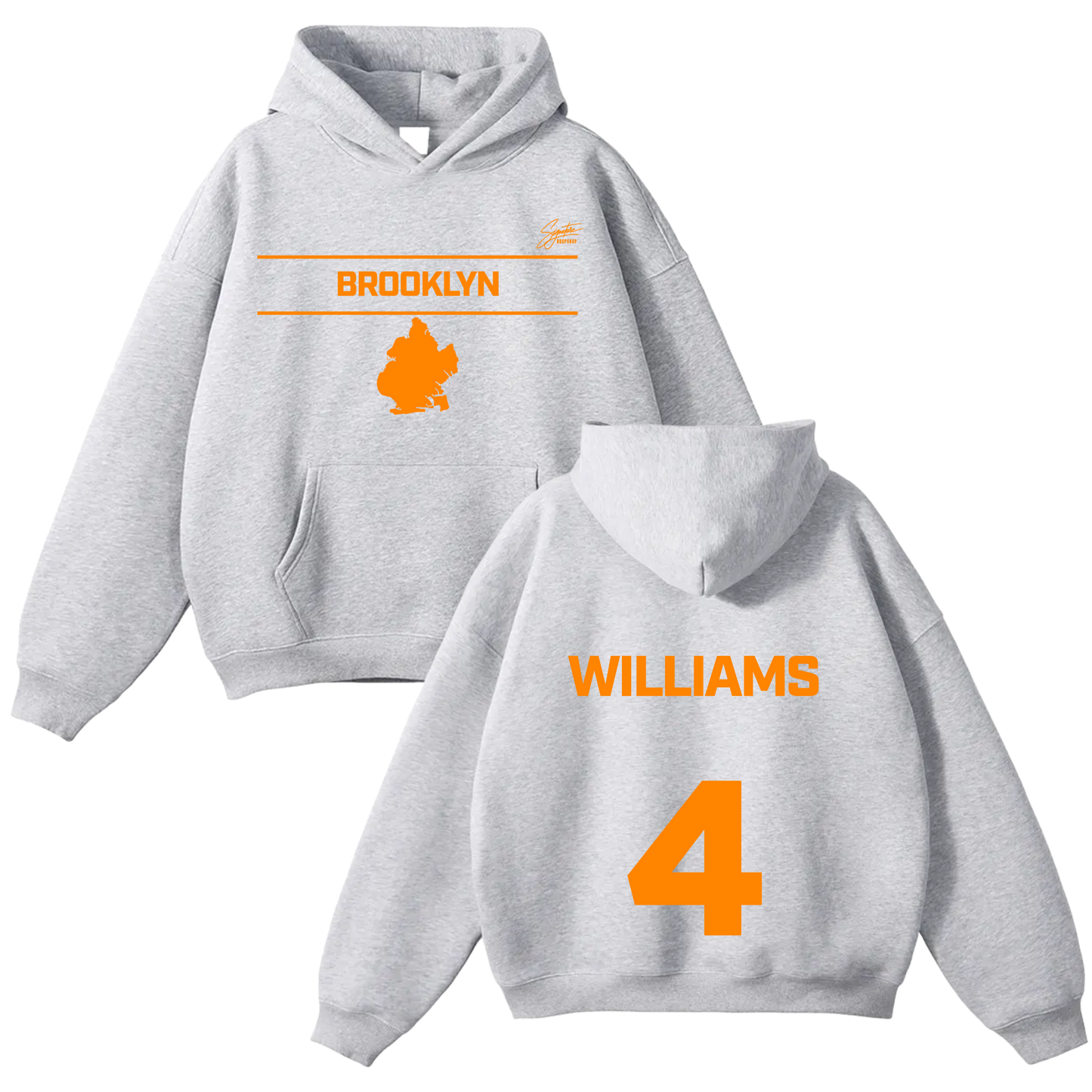 Jeremiah williams Oversize Fleeced Hoodie