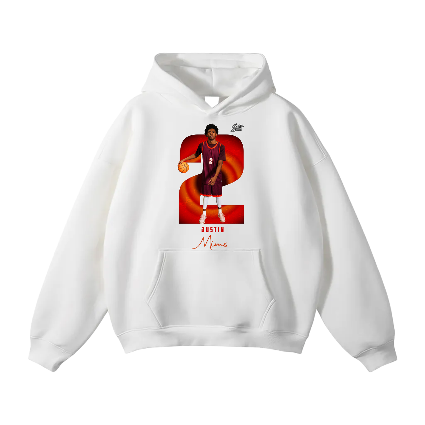 Justin Mims Oversize Fleeced Hoodie