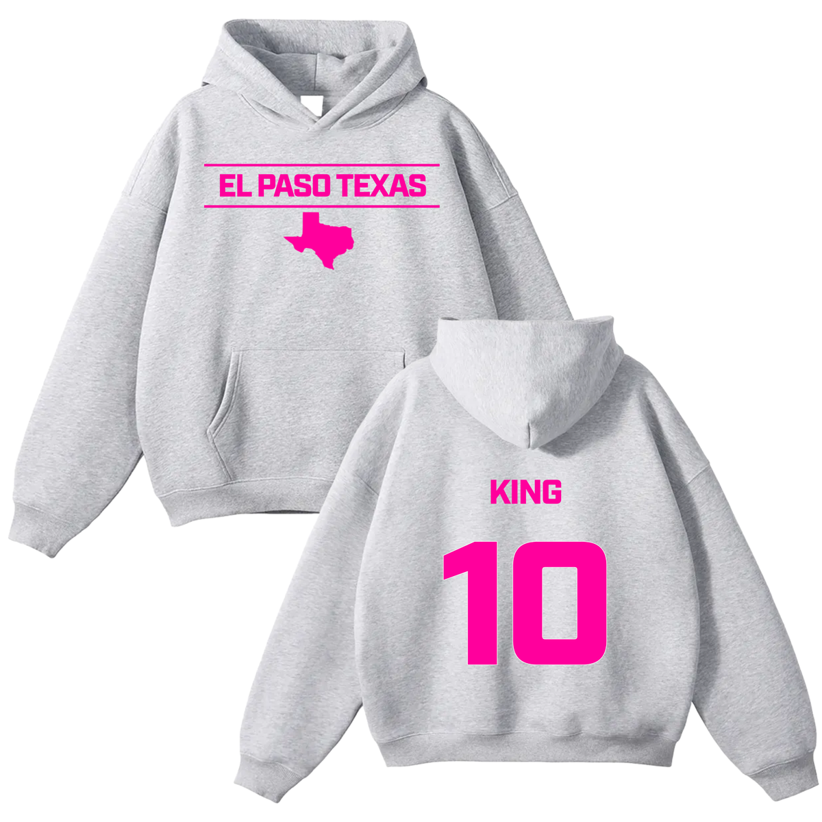 King Mobley Oversize Fleeced Hoodie