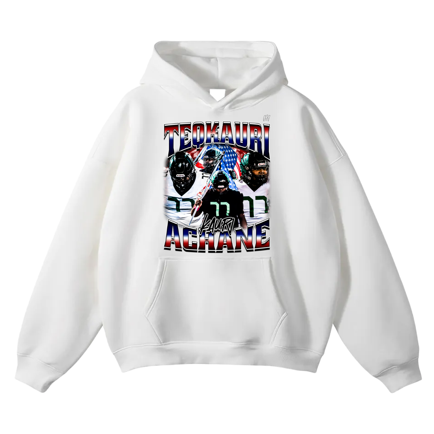 Teqkauri Achane Oversize Fleeced Hoodie