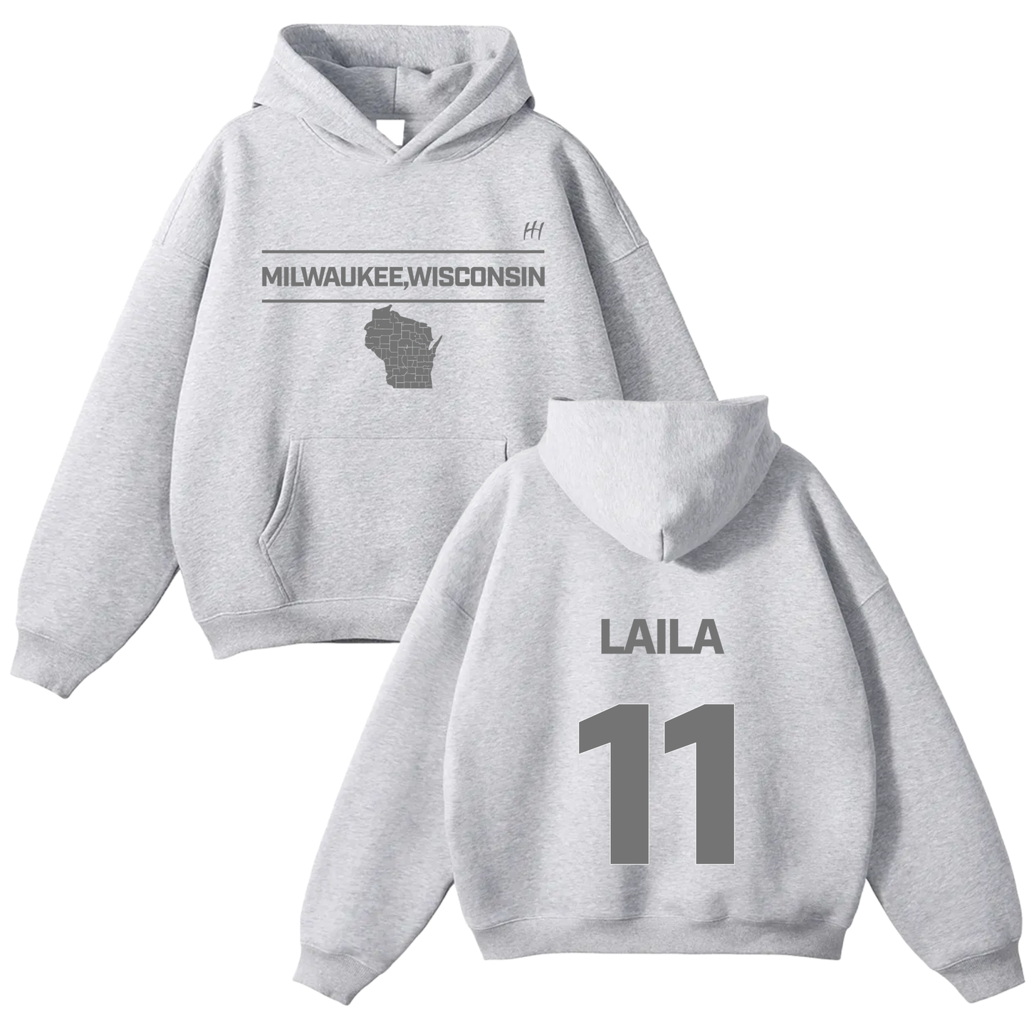 Laila Hamiel Oversize Fleeced Hoodie