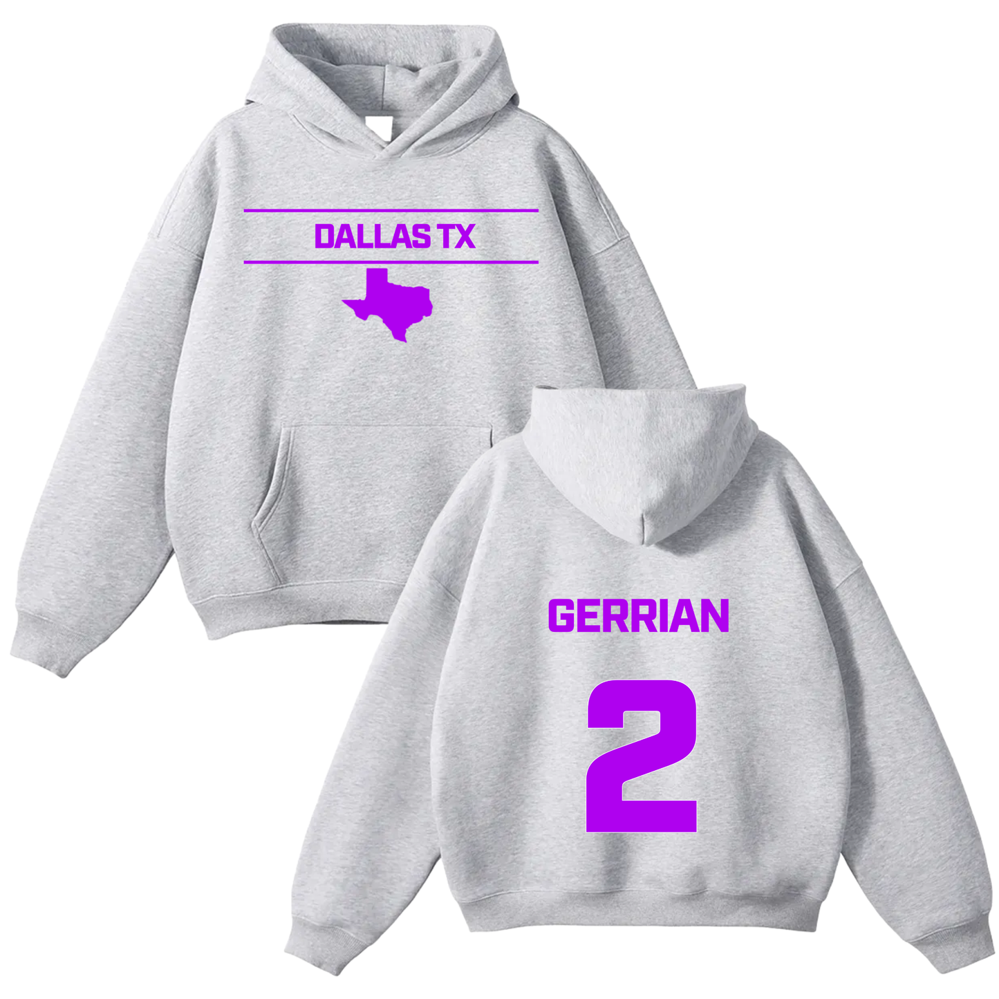 Gerrian Smith Oversize Fleeced Hoodie