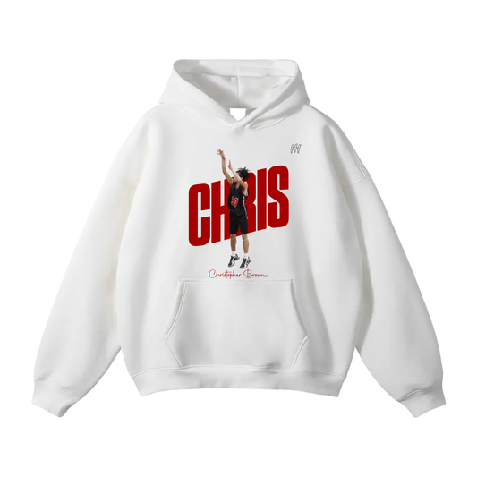 Christopher Brown Oversize Fleeced Hoodie