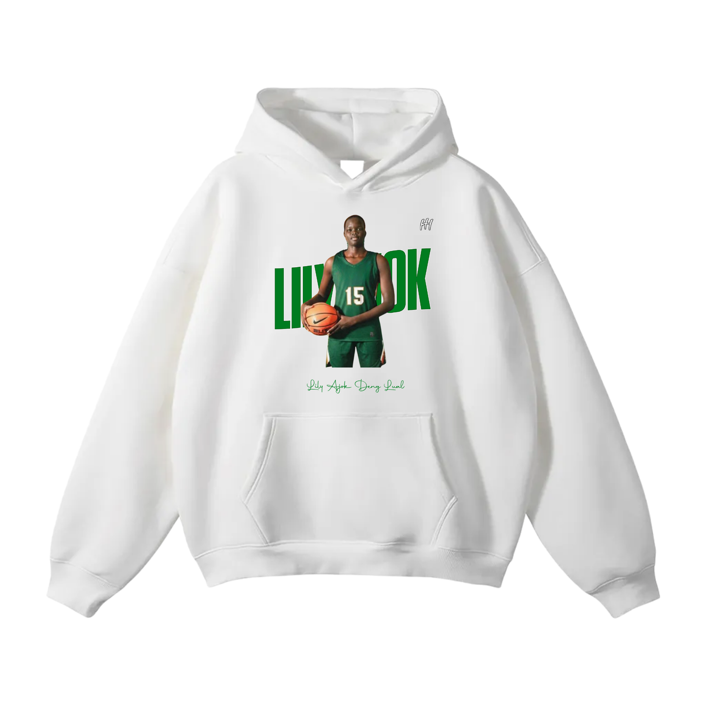Lily Ajok Deng Lual Oversize Fleeced Hoodie