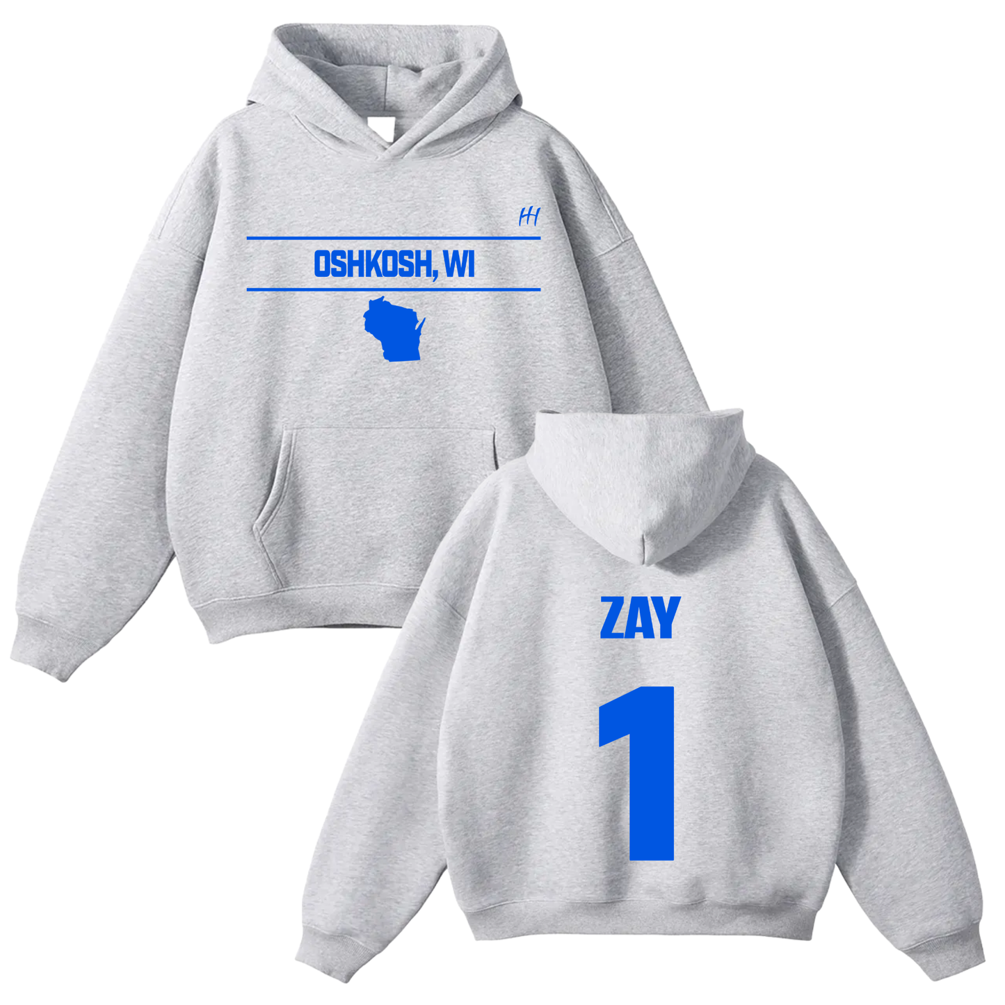 Isaiah Avion Kelly Oversize Fleeced Hoodie