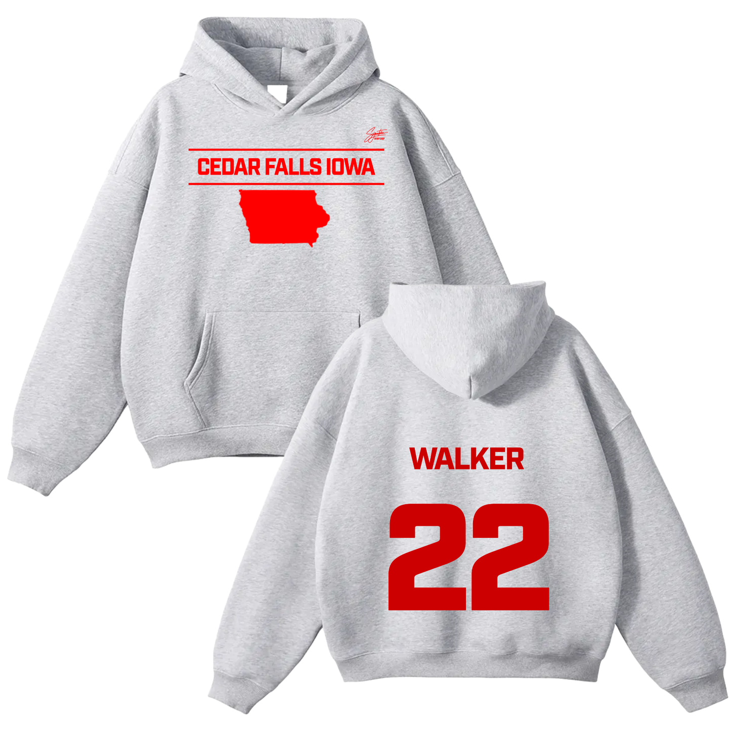 Kani Walker Oversize Fleeced Hoodie