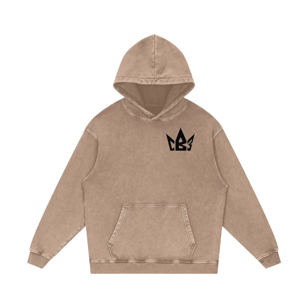 Charles Brooks III Acid Wash Oversized Hoodie