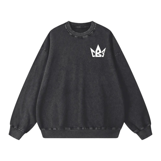 Charles Brooks III Acid Wash Crewneck Sweatshirt