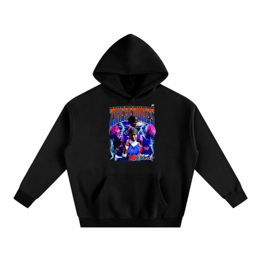 Ziheredukes Oversize Fleeced Hoodie