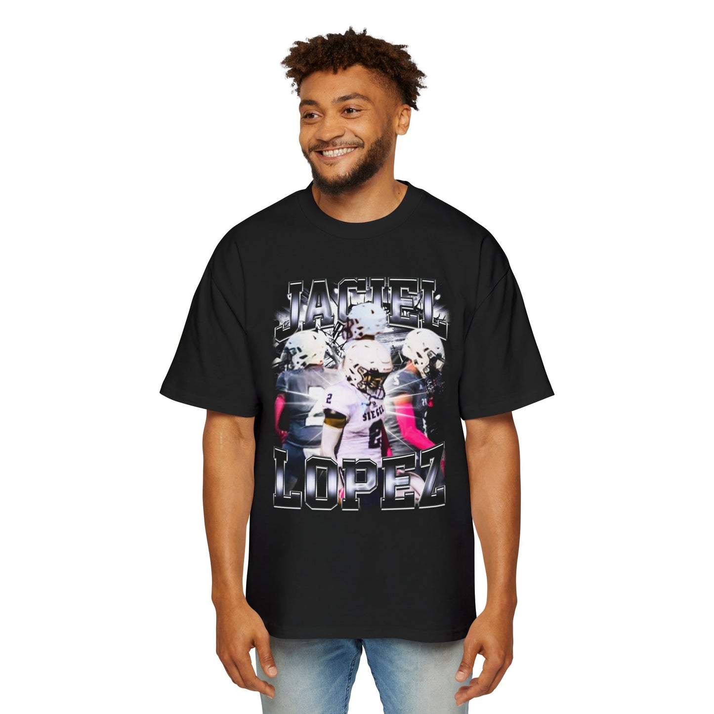 Jaciel Lopez Oversized Retro Tee