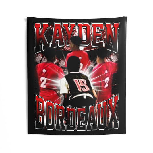 Kayden Bordeaux Tapestry 50” x 60”