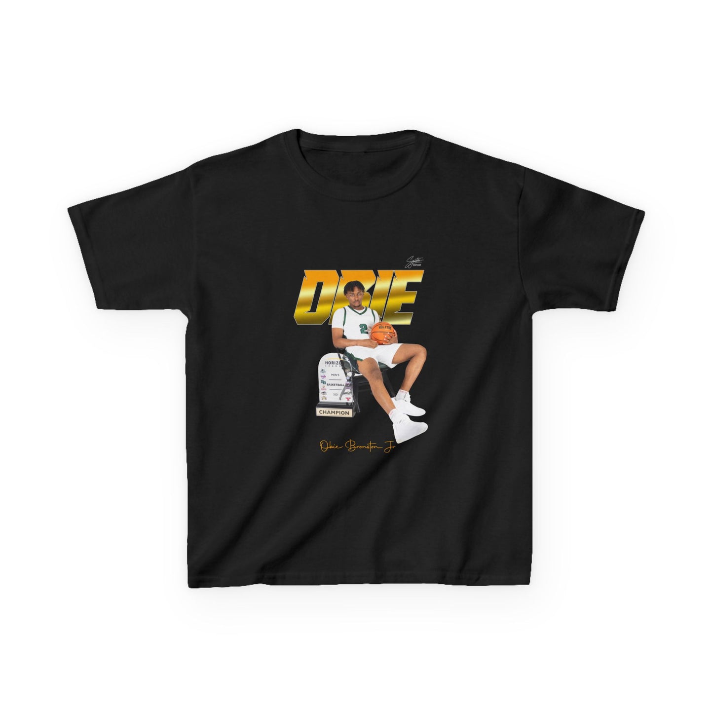Obie Bronston Jr Youth Heavy Cotton Tee
