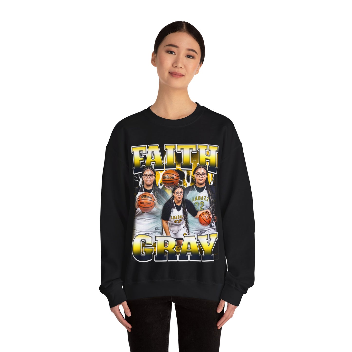 Faith Gray Crewneck Sweatshirt