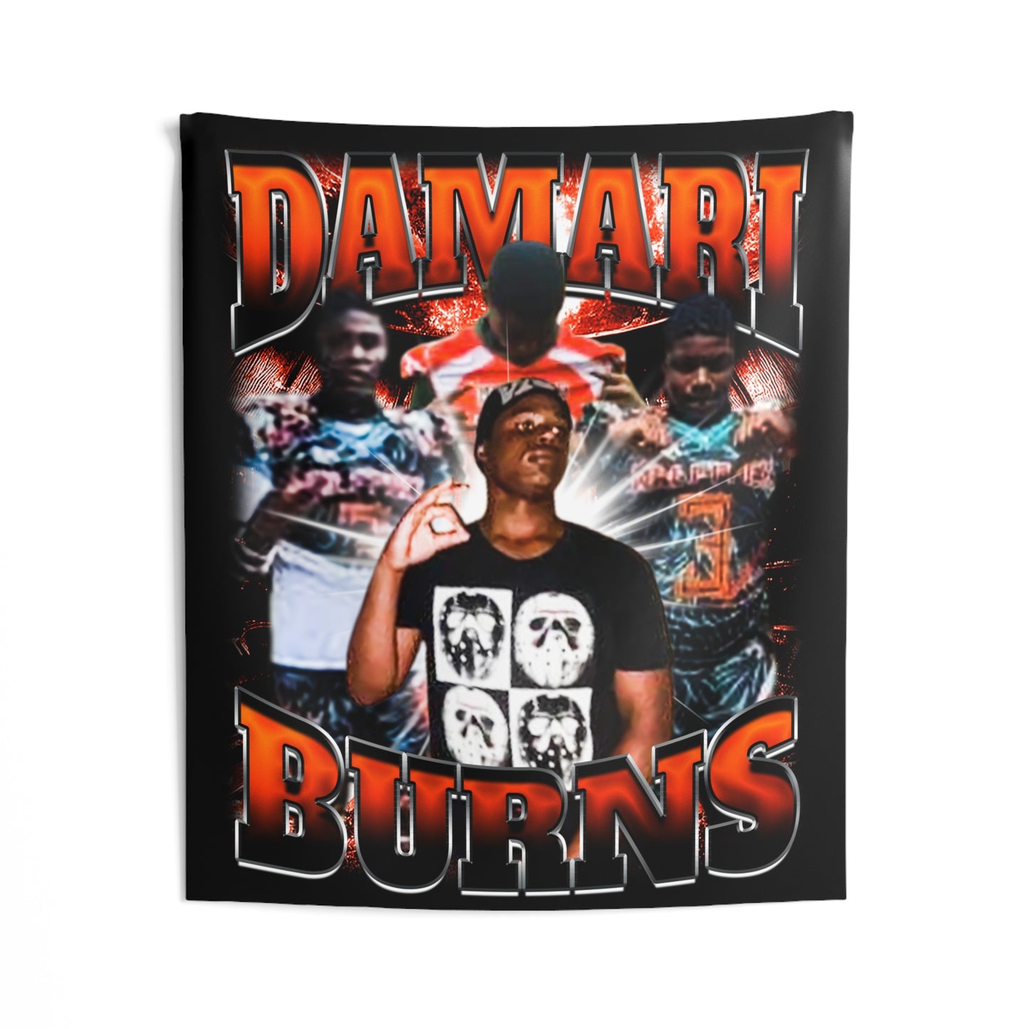 Damari Burns Tapestry 50” x 60”