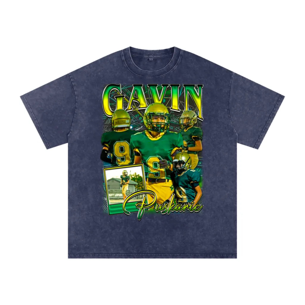 Gavin Puskaric Oversized Acid wash T-shirt