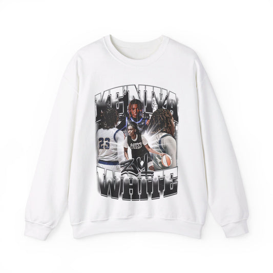 Ke'niya White Crewneck Sweatshirt