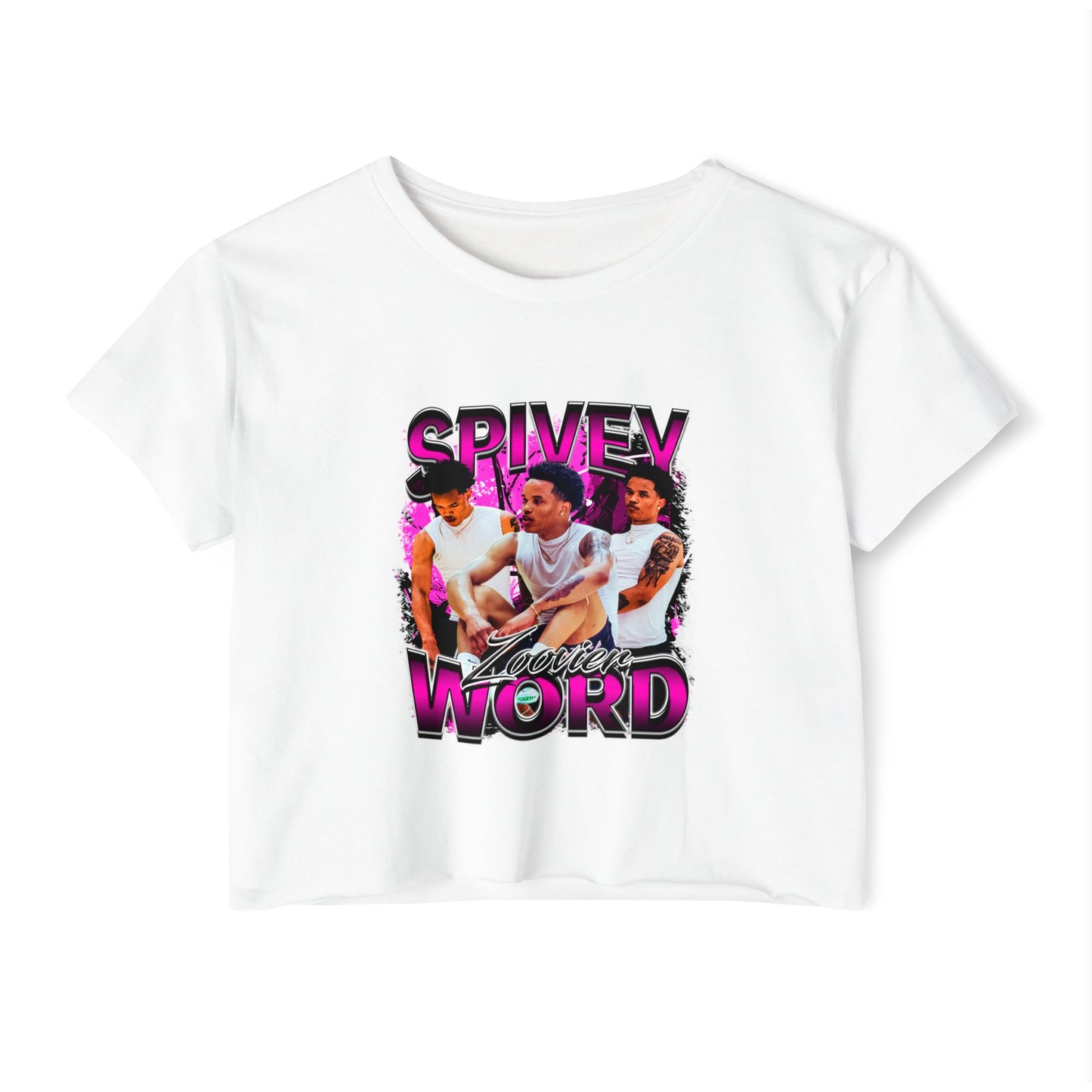 Spivey Word Crop Top