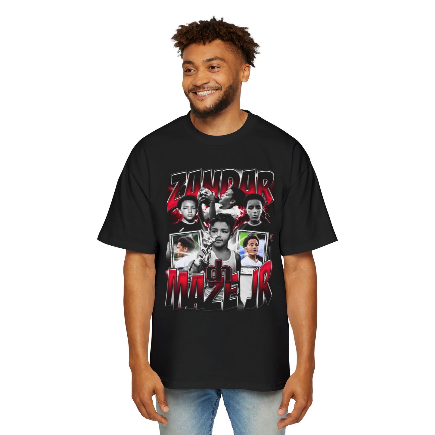 Zandar Maze Jr Oversized Retro Tee