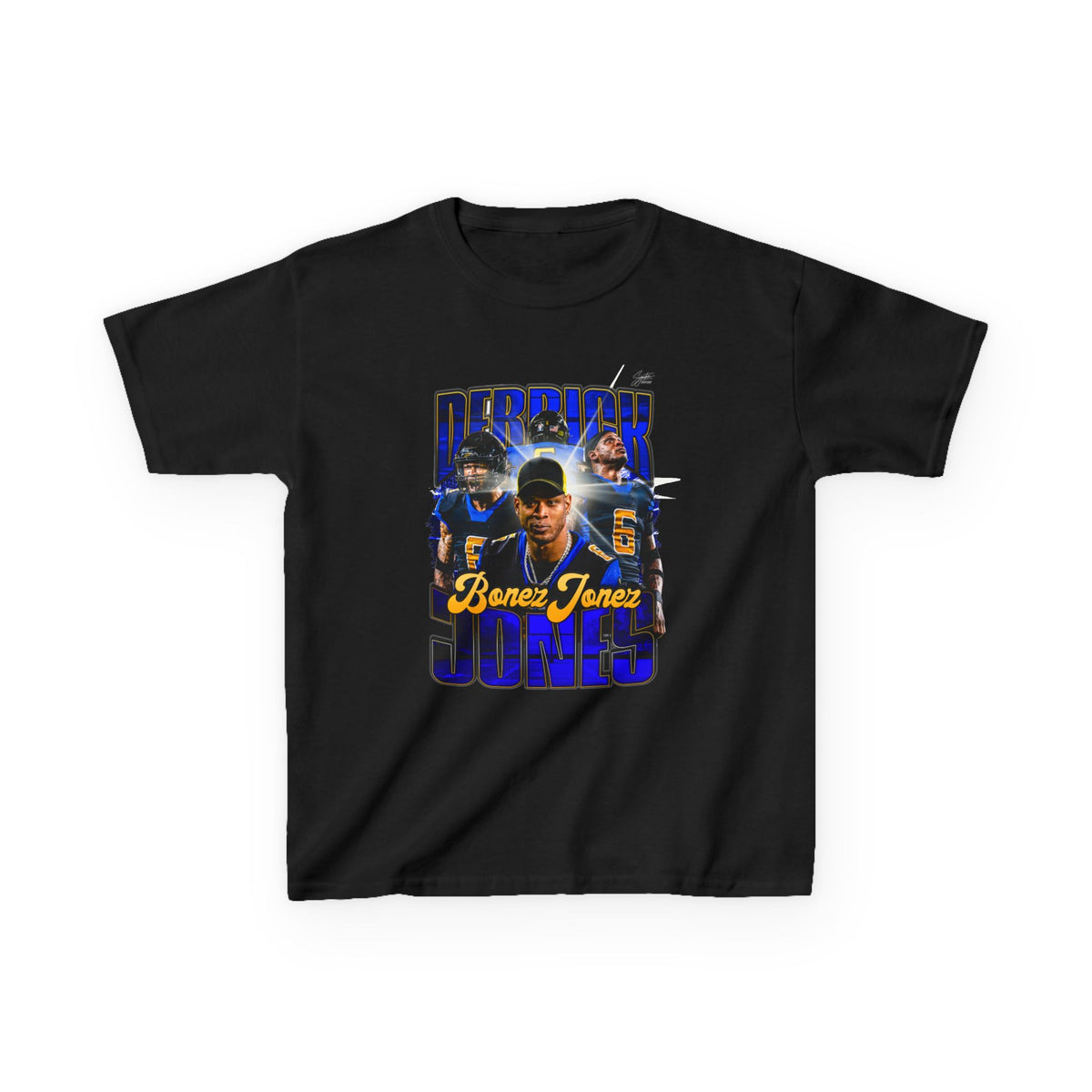 Derrick Jones Youth Heavy Cotton Tee