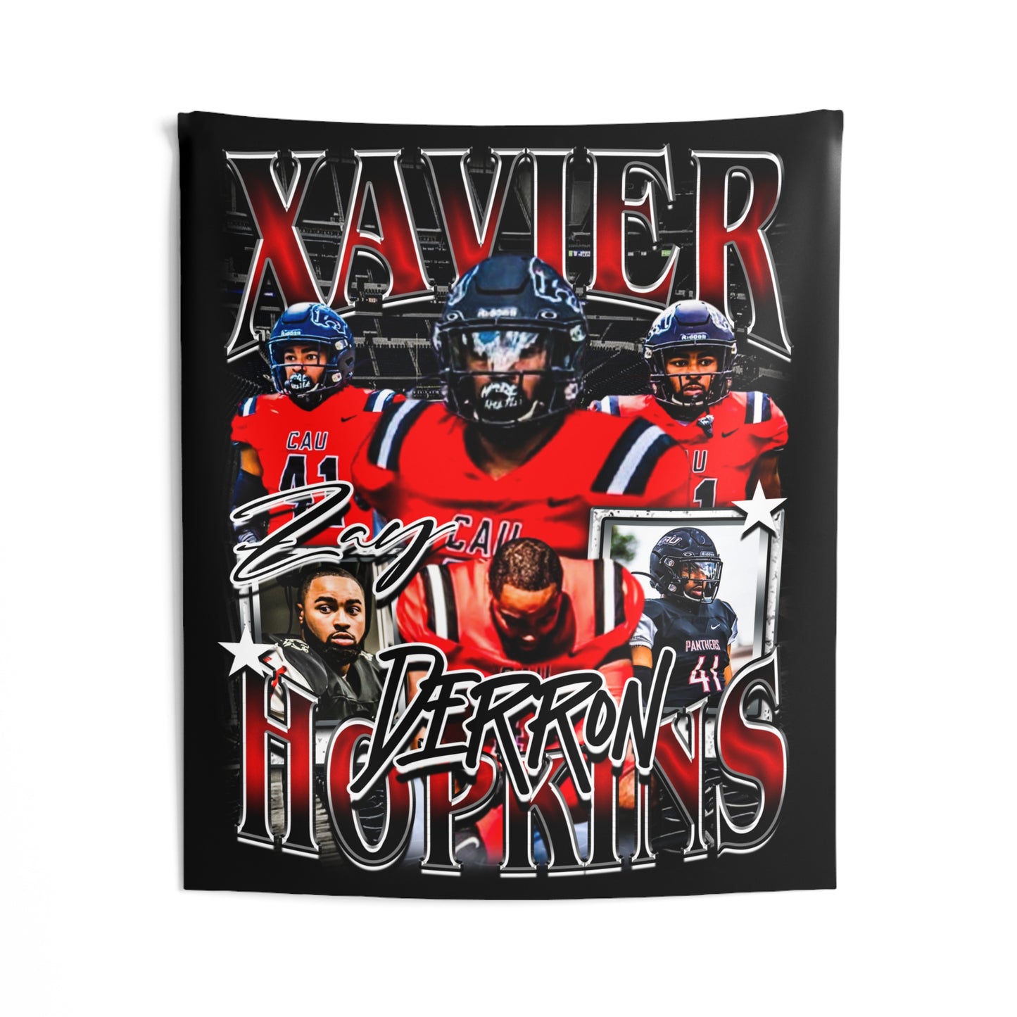 Xavier Derron Hopkins Tapestry 50” x 60”