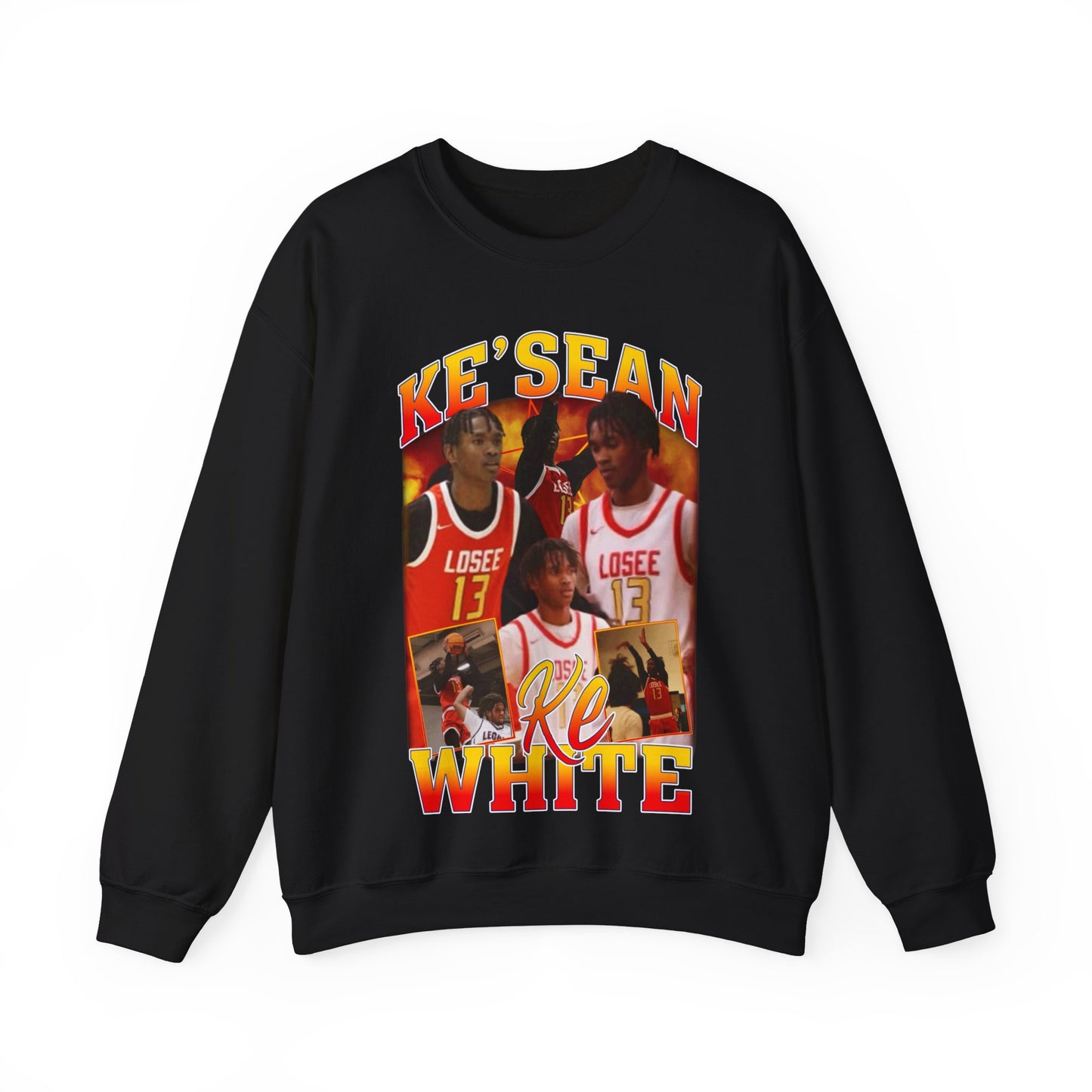 Ke'sean White Crewneck Sweatshirt