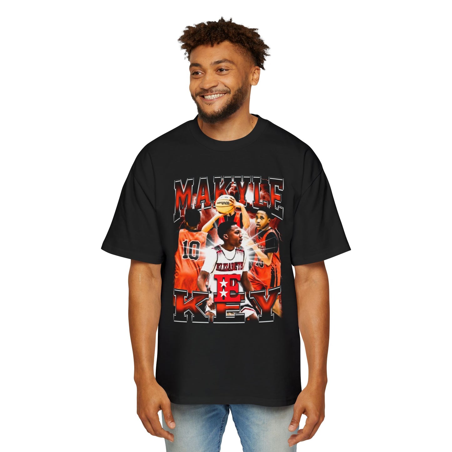 Makyle Key Oversized Retro Tee