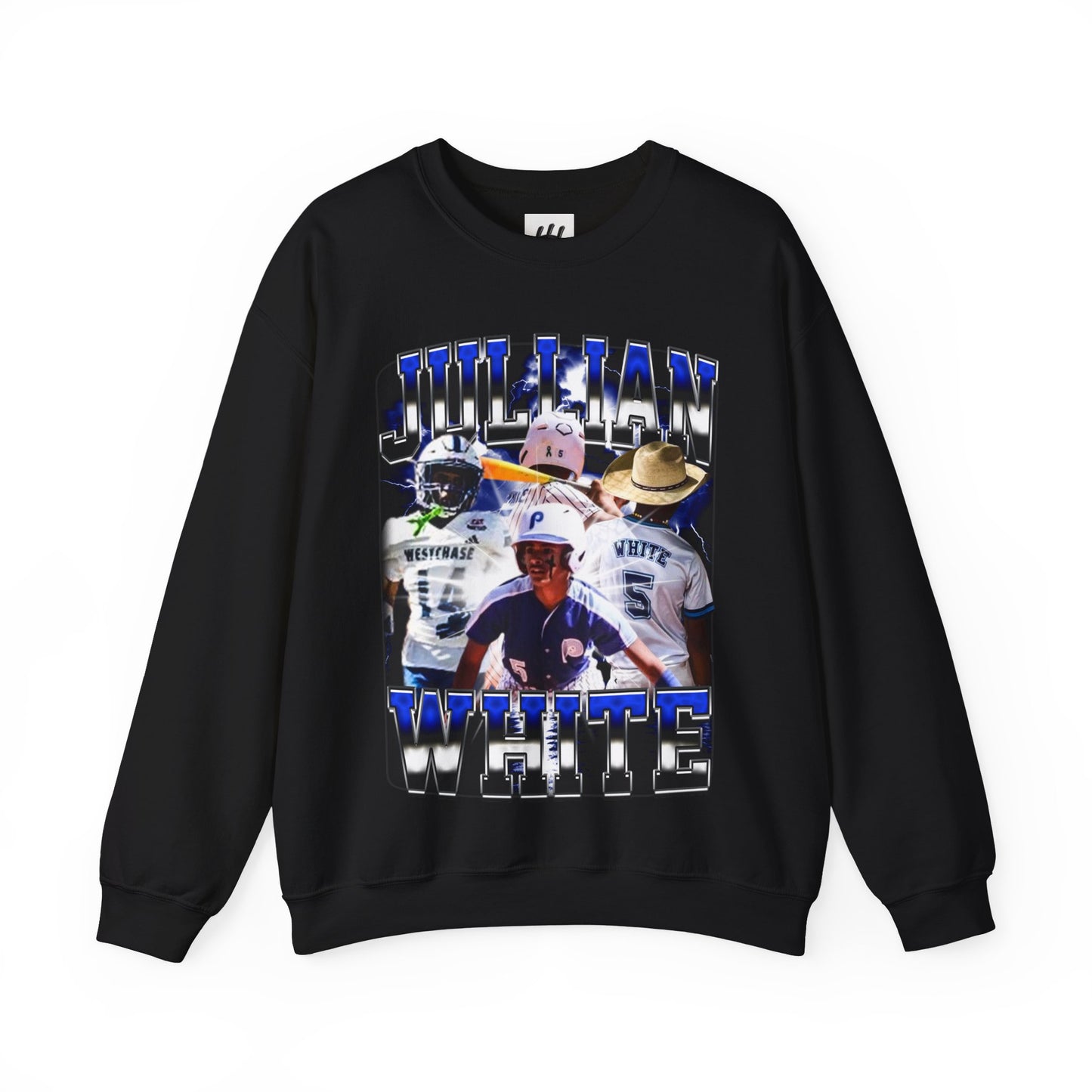 Jullian White Crewneck Sweatshirt