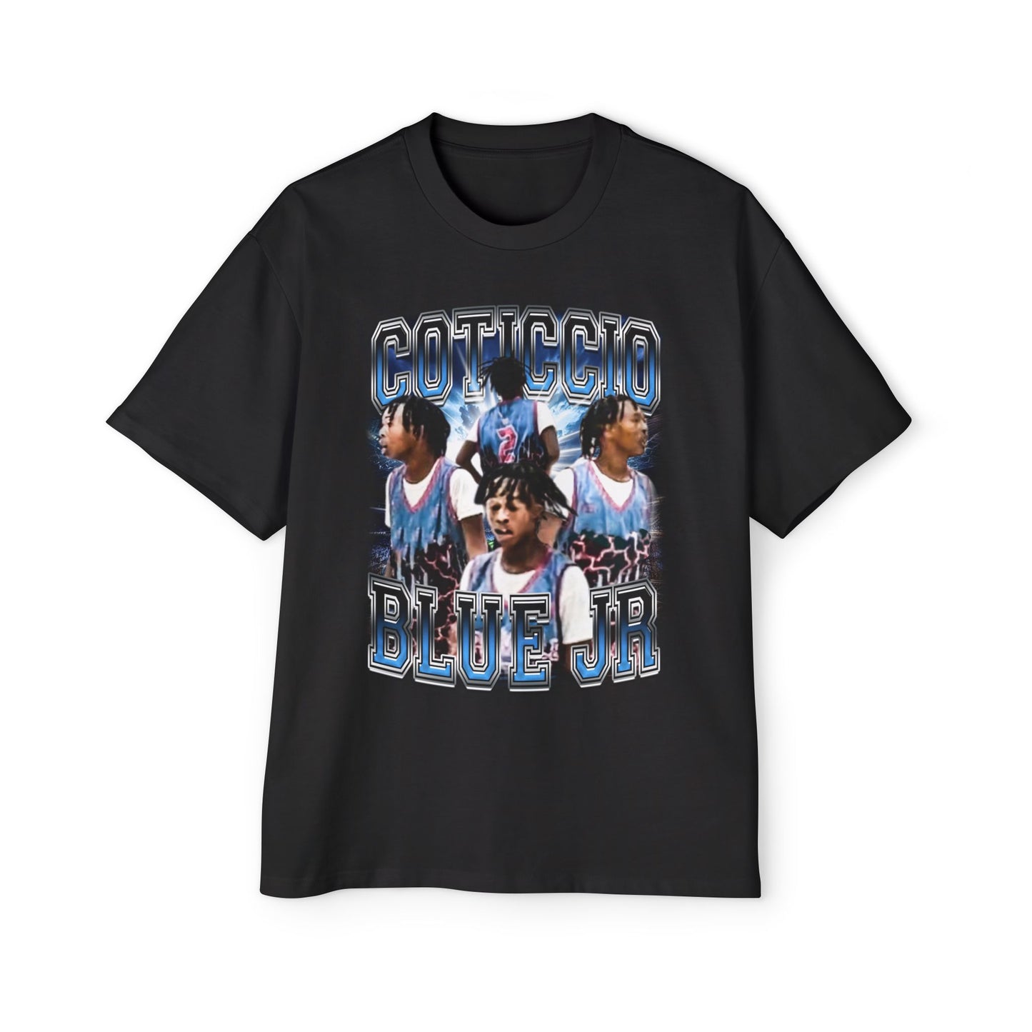 Coticcio Blue Jr Oversized Retro Tee