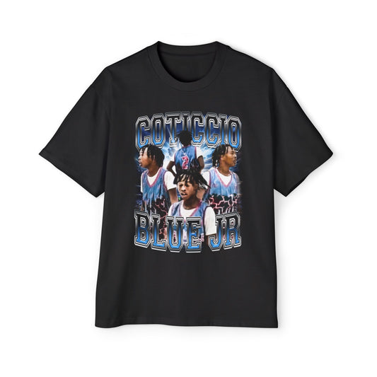 Coticcio Blue Jr Oversized Retro Tee